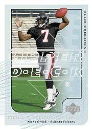 2002 Upper Deck Collector's Club #NFL15 Michael Vick