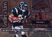 2002 Absolute Memorabilia Leather and Laces #LL44 LaDainian Tomlinson