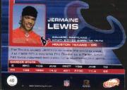 2002 Atomic Gold #40 Jermaine Lewis/84 back image
