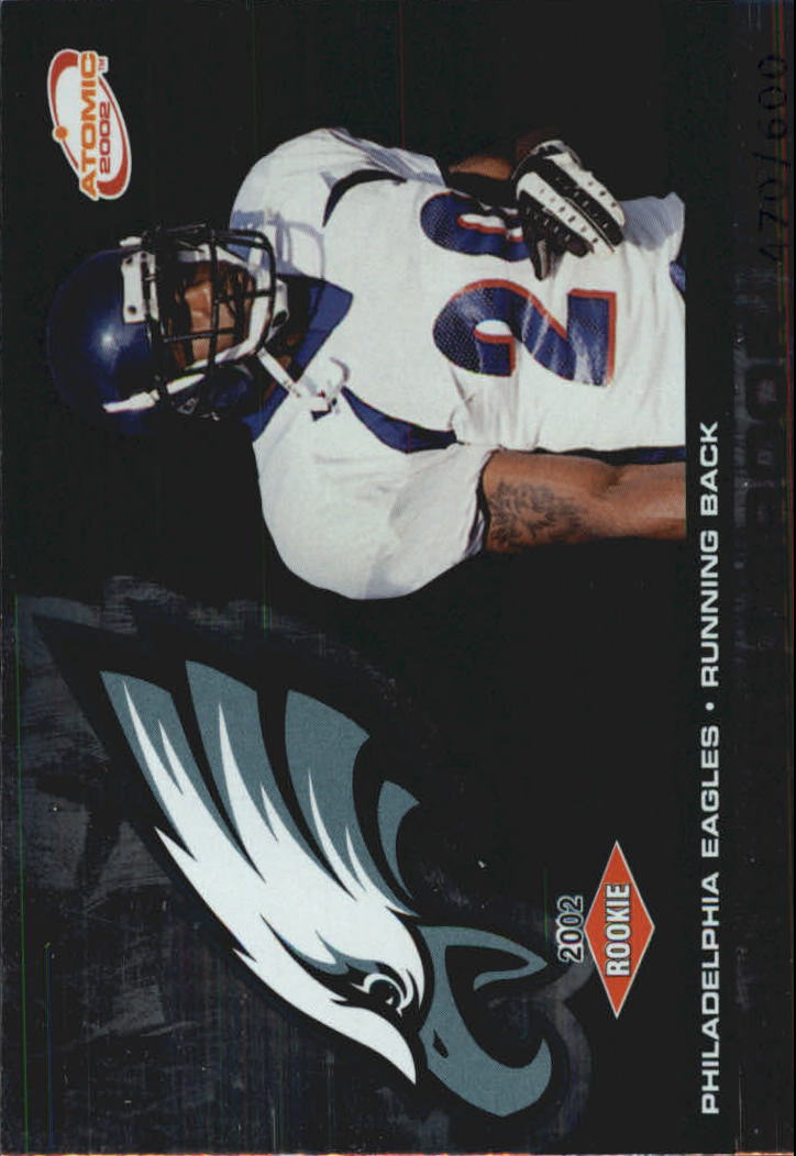 2002 Atomic Non Die Cut #125 Brian Westbrook