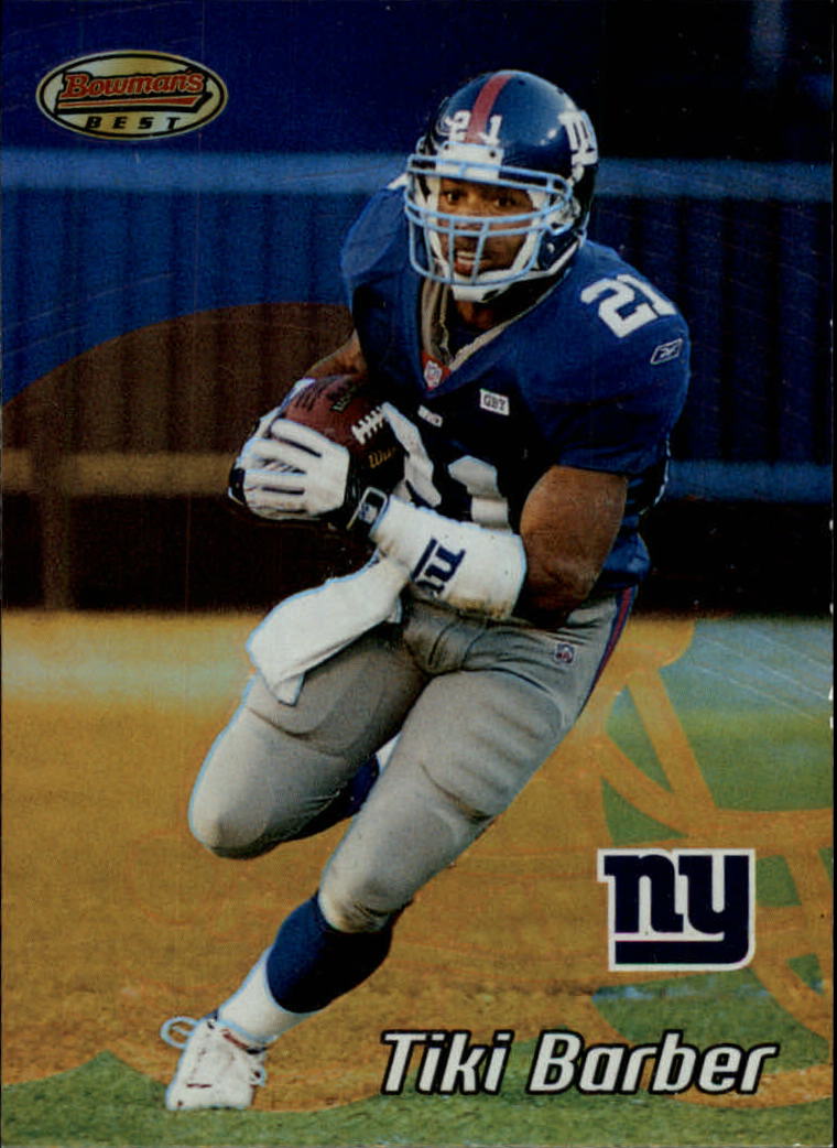 2002 Bowman's Best #72 Tiki Barber