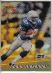 2002 Bowman's Best #84 Shaun Alexander