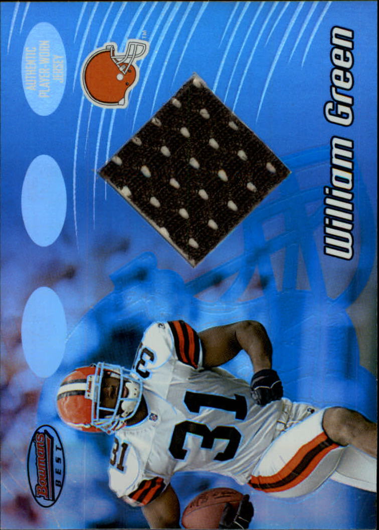 2002 Bowman's Best #100 William Green JSY RC