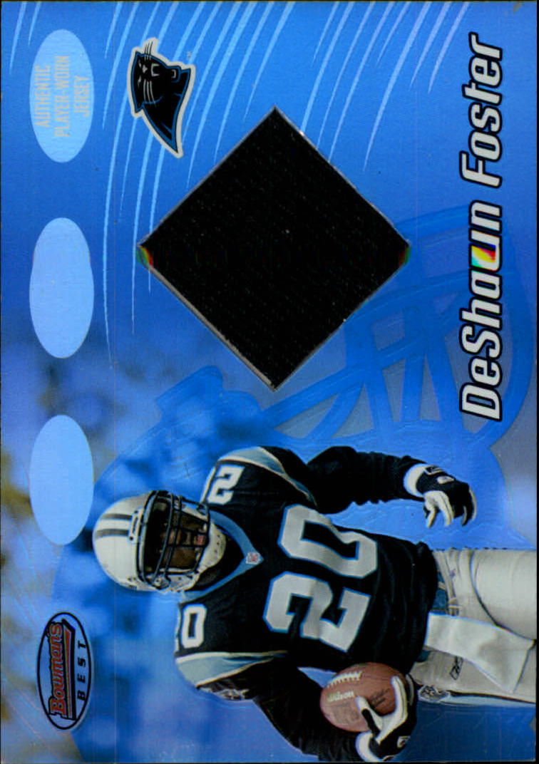 2002 Bowman's Best #116 DeShaun Foster JSY RC