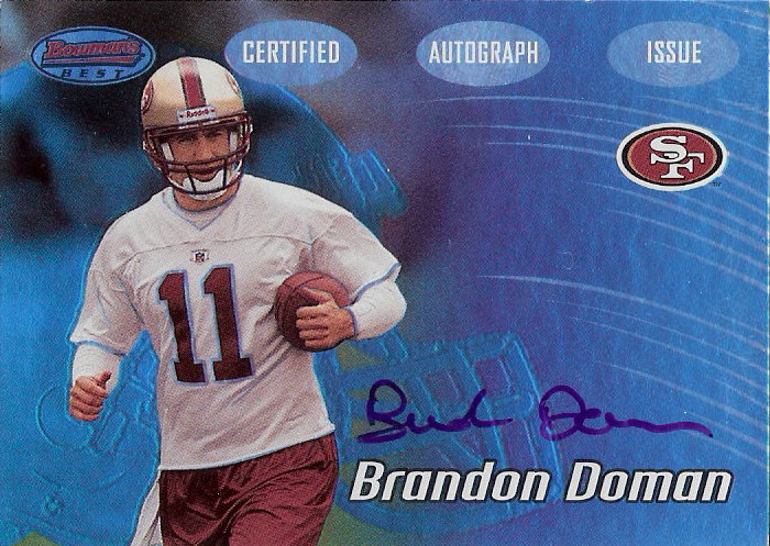 2002 Bowman's Best #122 Brandon Doman AU RC