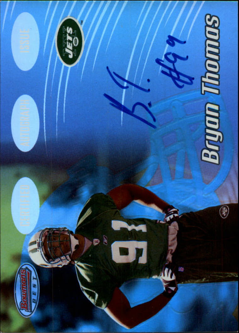 2002 Bowman's Best #124 Bryan Thomas AU RC
