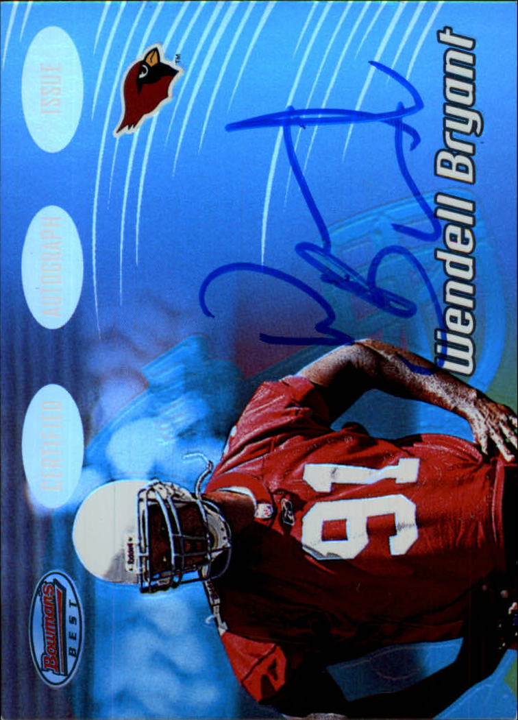 2002 Bowman's Best #169 Wendell Bryant AU RC