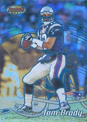 2002 Bowman's Best Blue #71 Tom Brady