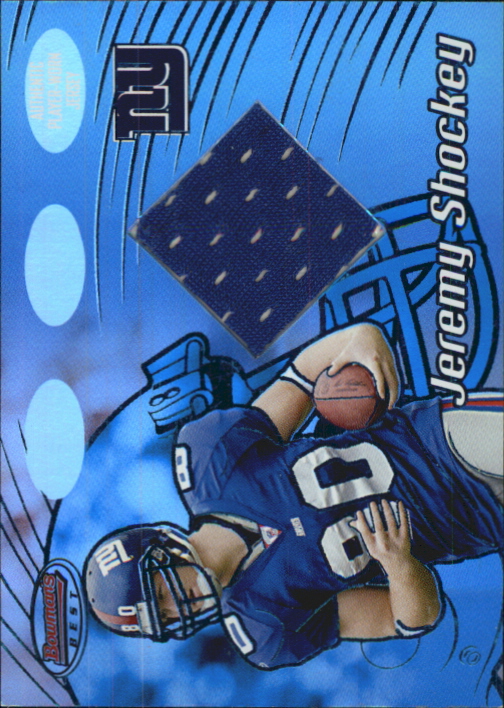 2002 Bowman's Best Blue #105 Jeremy Shockey JSY
