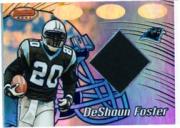 2002 Bowman's Best Blue #116 DeShaun Foster JSY