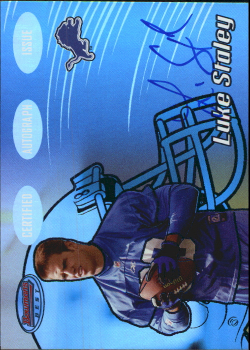 2002 Bowman's Best Blue #152 Luke Staley AU