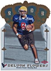 2002 Crown Royale #177 Delvon Flowers RC