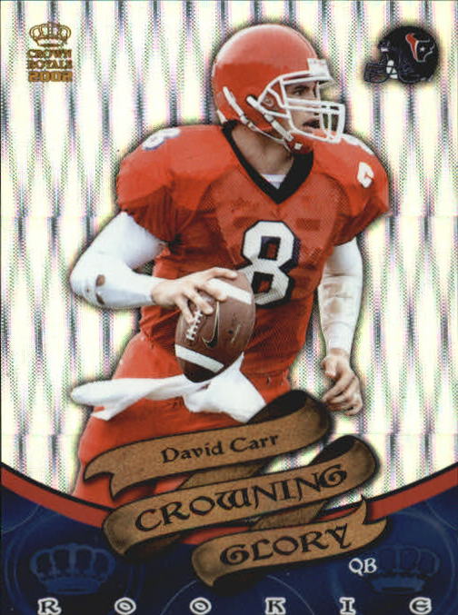 2002 Crown Royale Crowning Glory #7 David Carr