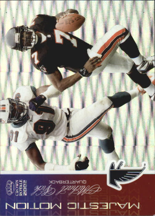 2002 Crown Royale Majestic Motion #1 Michael Vick