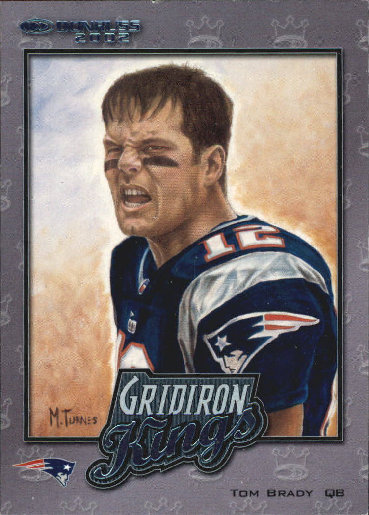 2002 Donruss Gridiron Kings Inserts #GK5 Tom Brady