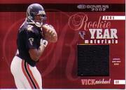 2002 Donruss Rookie Year Materials #RY10 Michael Vick