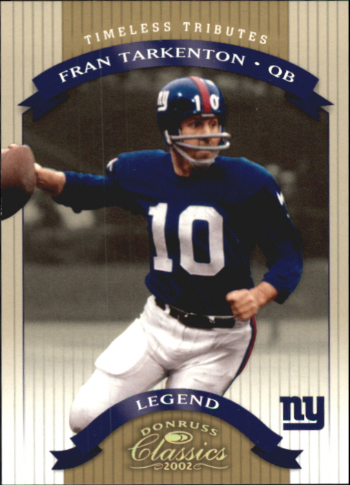 2002 Donruss Classics Timeless Tributes #149 Fran Tarkenton