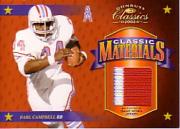 2002 Donruss Classics Classic Materials #CM9 Earl Campbell/150