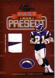 2002 Donruss Classics Past and Present Jerseys #PP6 LaDainian Tomlinson