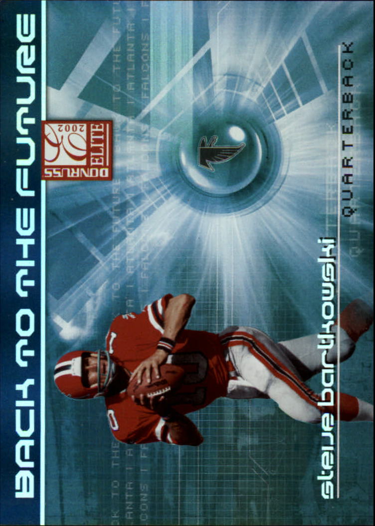 2002 Donruss Elite Back to the Future #BF20 Steve Bartkowski/Michael Vick