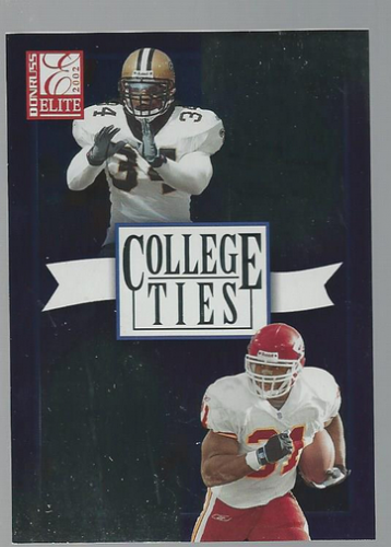 2002 Donruss Elite College Ties #CT20 Ricky Williams/Priest Holmes