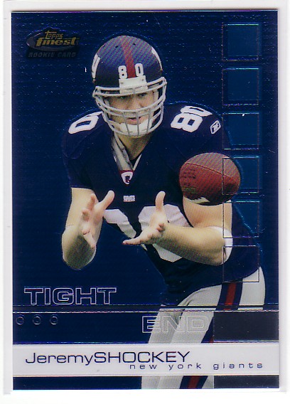 2002 Finest #87 Jeremy Shockey RC