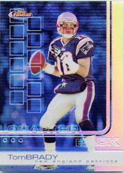 2002 Finest Refractors #50 Tom Brady