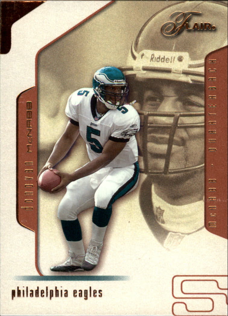 2002 Flair #5 Donovan McNabb