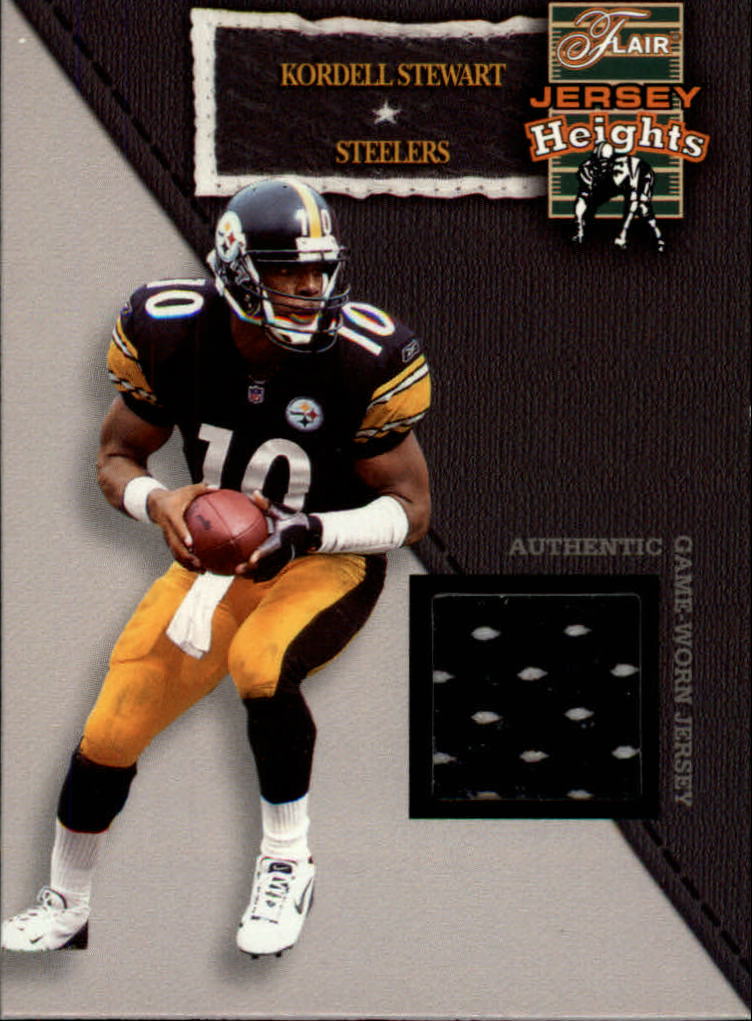 2002 Flair Jersey Heights Jerseys #10 Kordell Stewart
