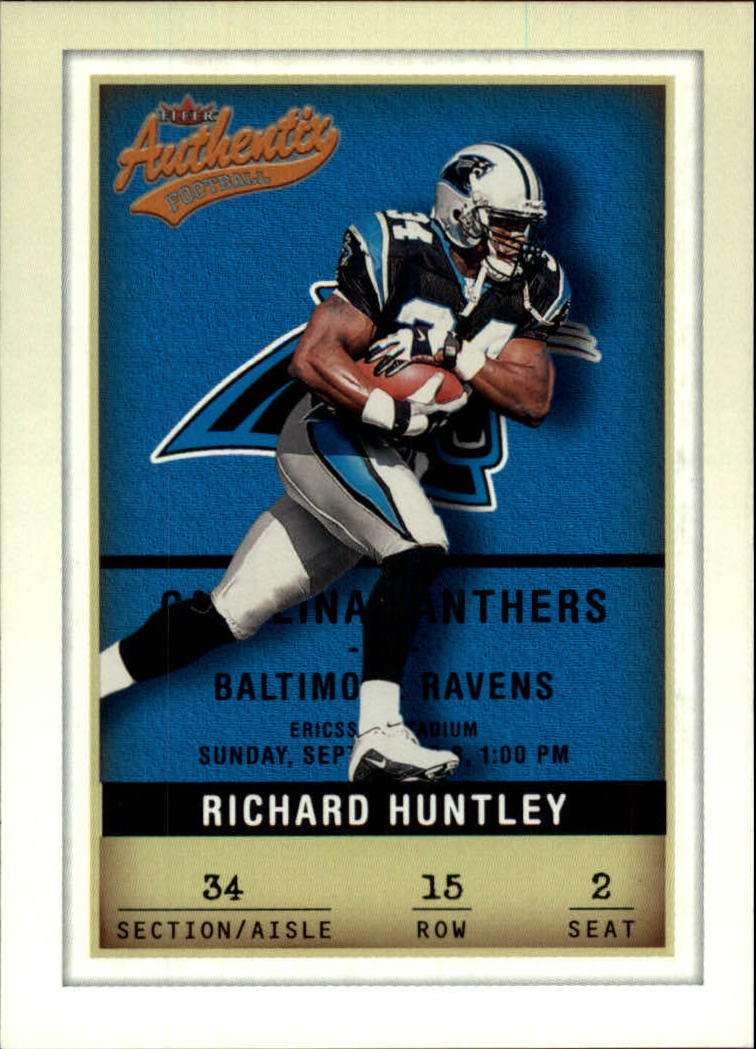 2002 Fleer Authentix #15 Richard Huntley