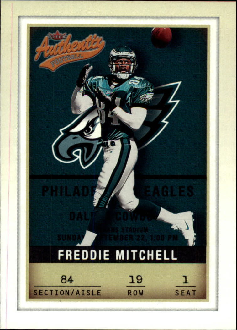2002 Fleer Authentix #19 Freddie Mitchell