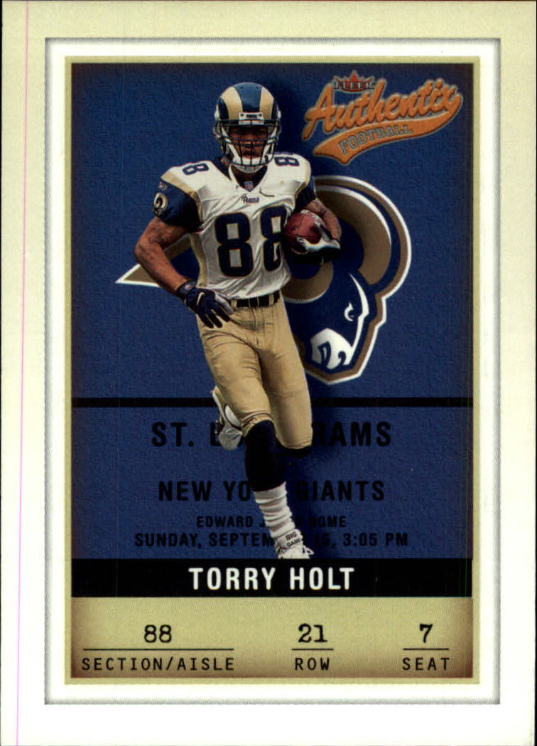 2002 Fleer Authentix #21 Torry Holt