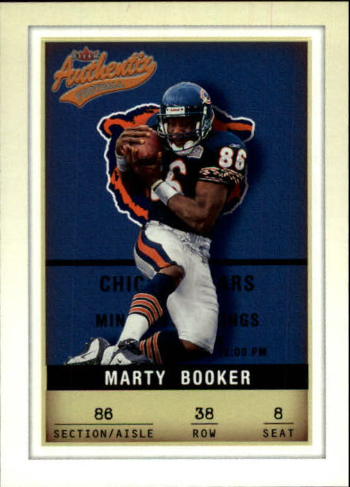 2002 Fleer Authentix #38 Marty Booker