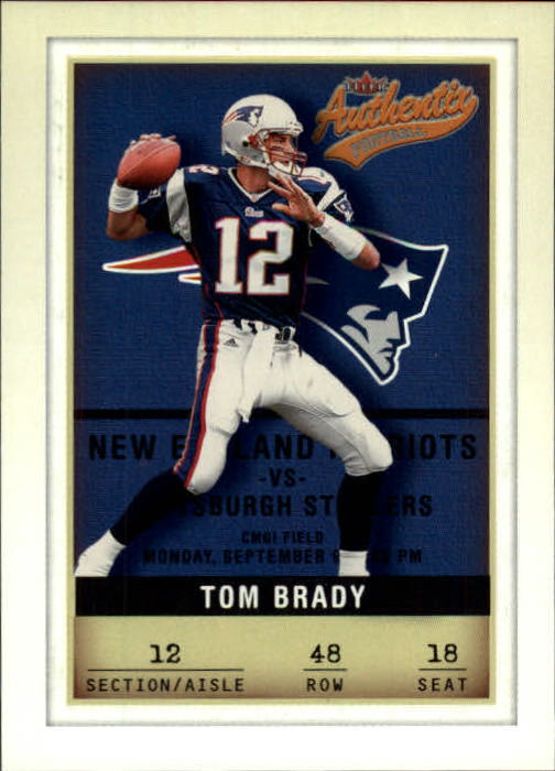 2002 Fleer Authentix #48 Tom Brady