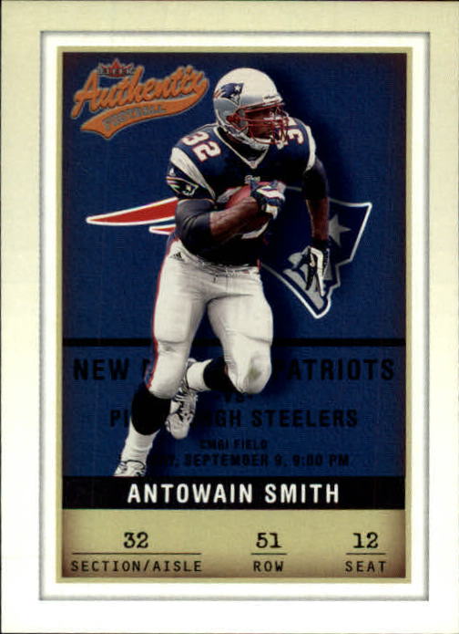2002 Fleer Authentix #51 Antowain Smith