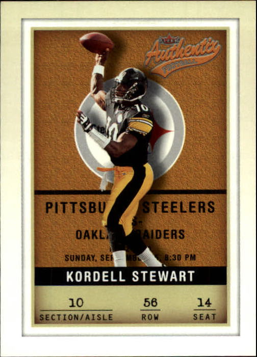 2002 Fleer Authentix #56 Kordell Stewart