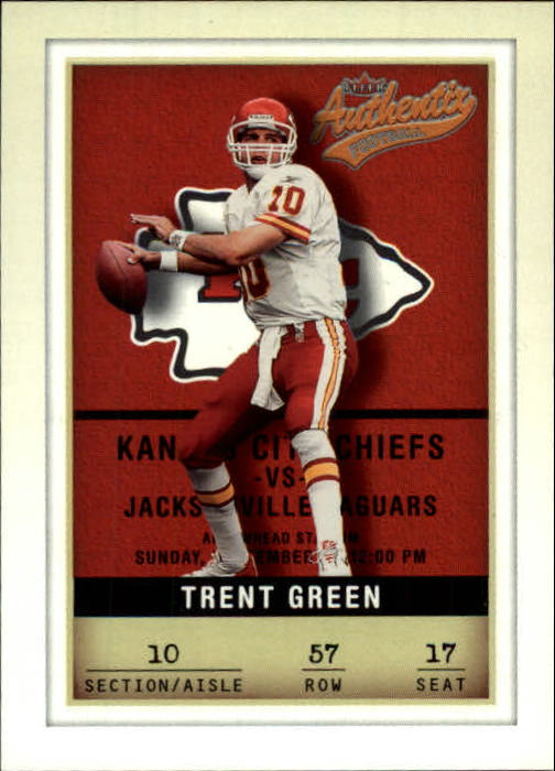 2002 Fleer Authentix #57 Trent Green