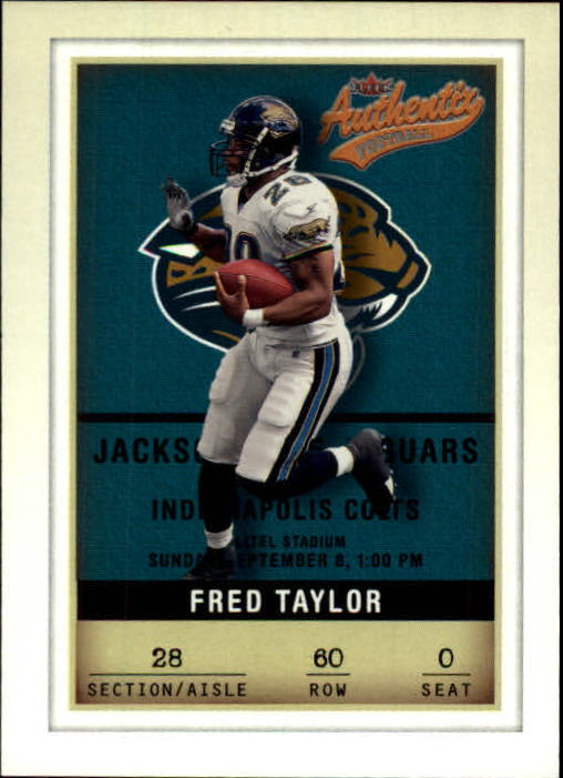 2002 Fleer Authentix #60 Fred Taylor