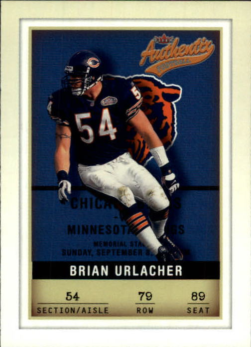 2002 Fleer Authentix #79 Brian Urlacher