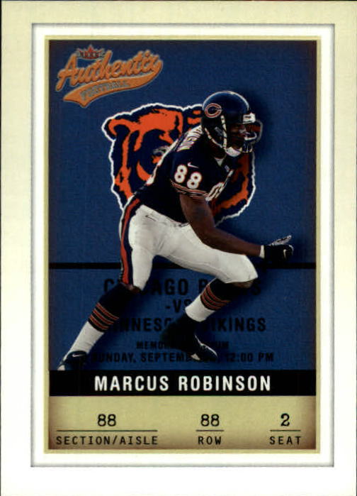 2002 Fleer Authentix #88 Marcus Robinson