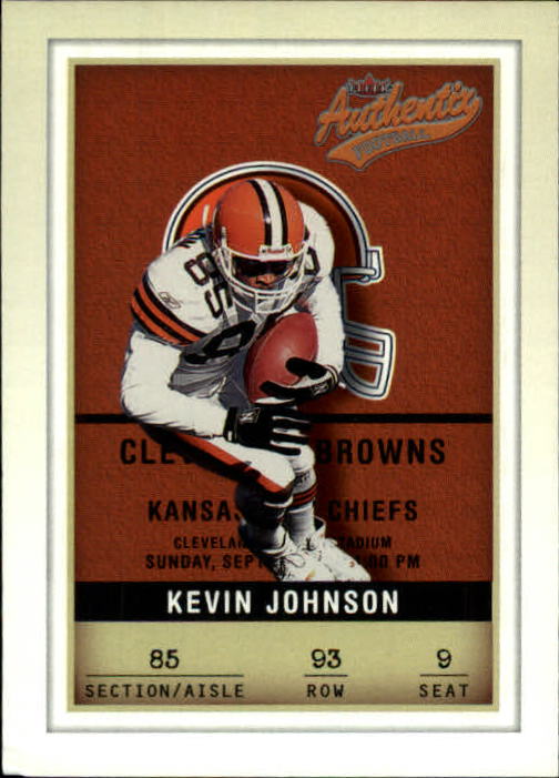 2002 Fleer Authentix #93 Kevin Johnson
