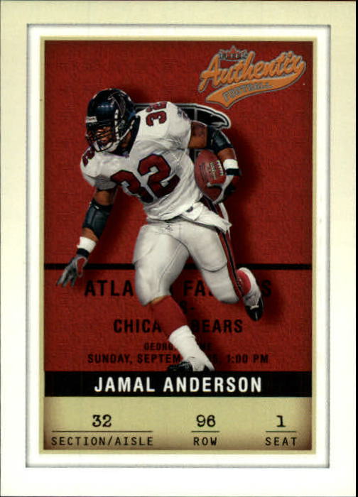 2002 Fleer Authentix #96 Jamal Anderson