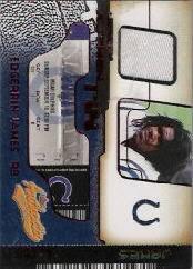 2002 Fleer Authentix Jersey Authentix Unripped #JAEJ Edgerrin James