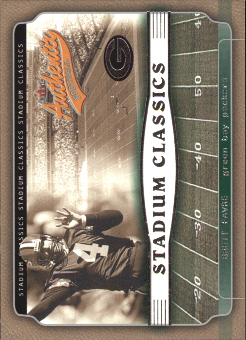 2002 Fleer Authentix Stadium Classics #4 Brett Favre