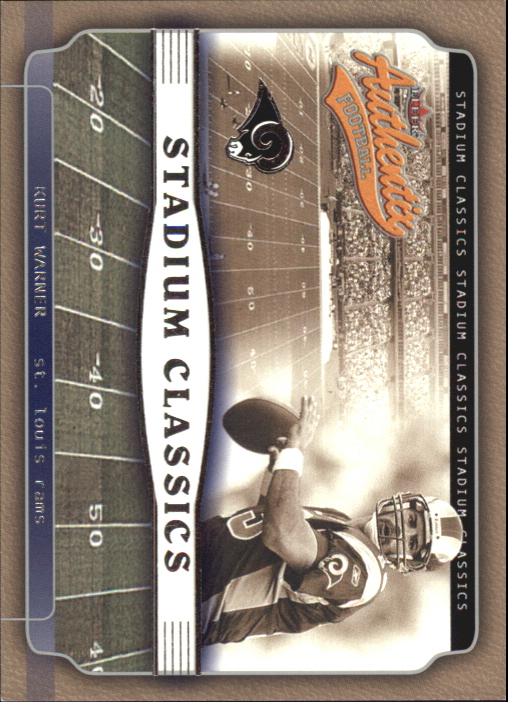 2002 Fleer Authentix Stadium Classics #6 Kurt Warner