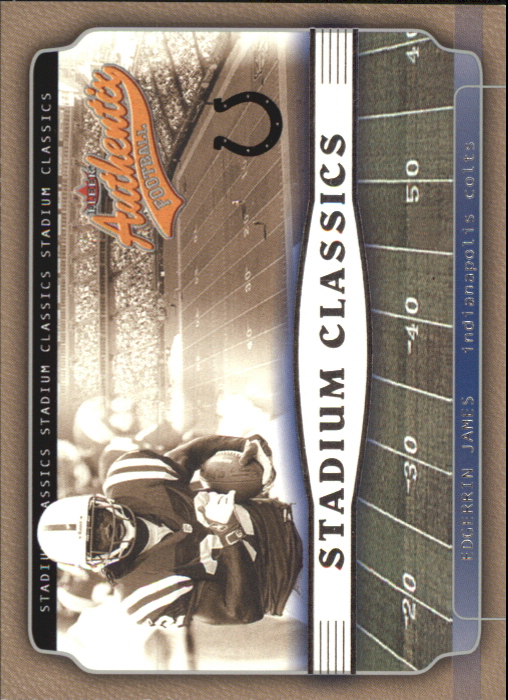 2002 Fleer Authentix Stadium Classics #10 Edgerrin James
