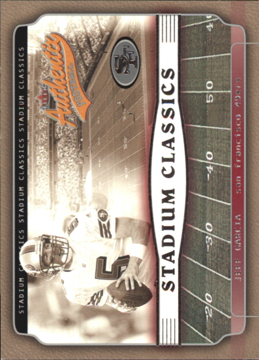 2002 Fleer Authentix Stadium Classics #14 Jeff Garcia