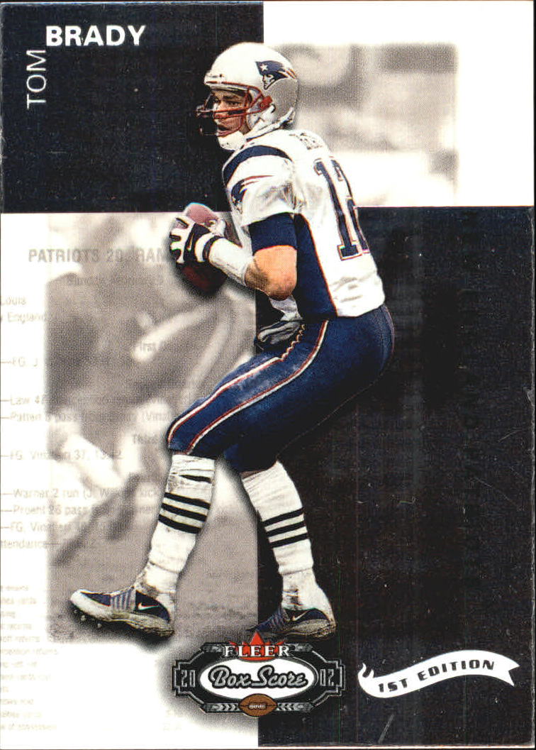 2002 Fleer Box Score First Edition #22 Tom Brady