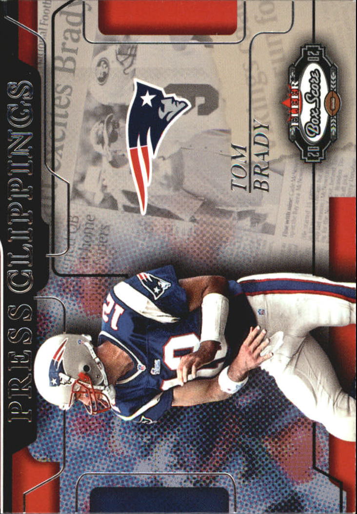 2002 Fleer Box Score Press Clippings #11 Tom Brady