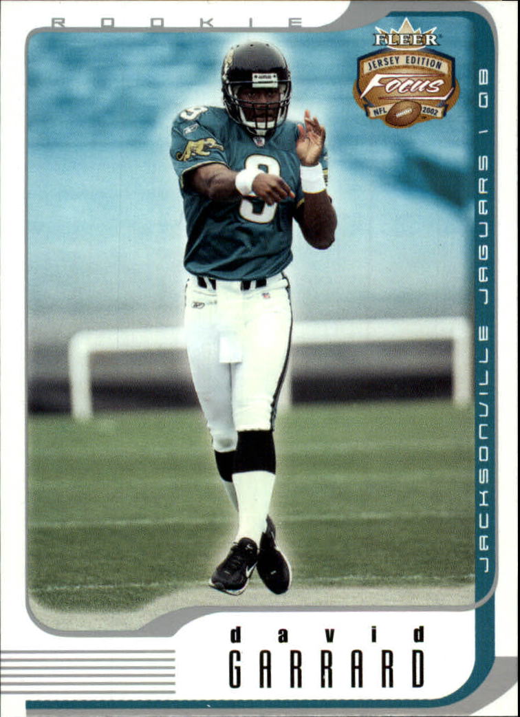 2002 Fleer Focus JE #103 David Garrard RC